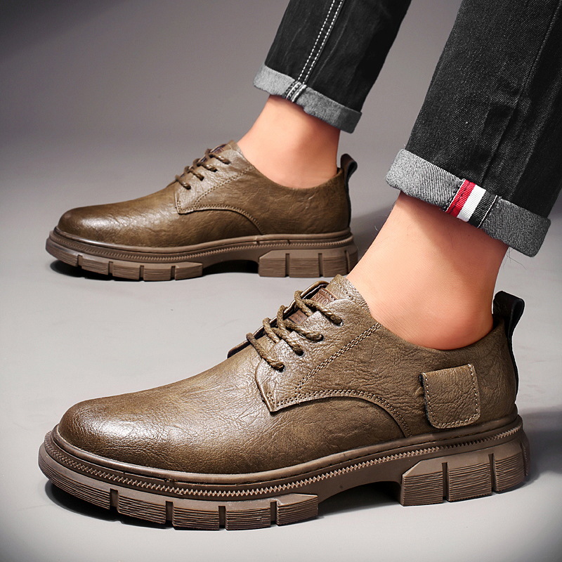 Men's Leather Business Trendy Casual Shoes